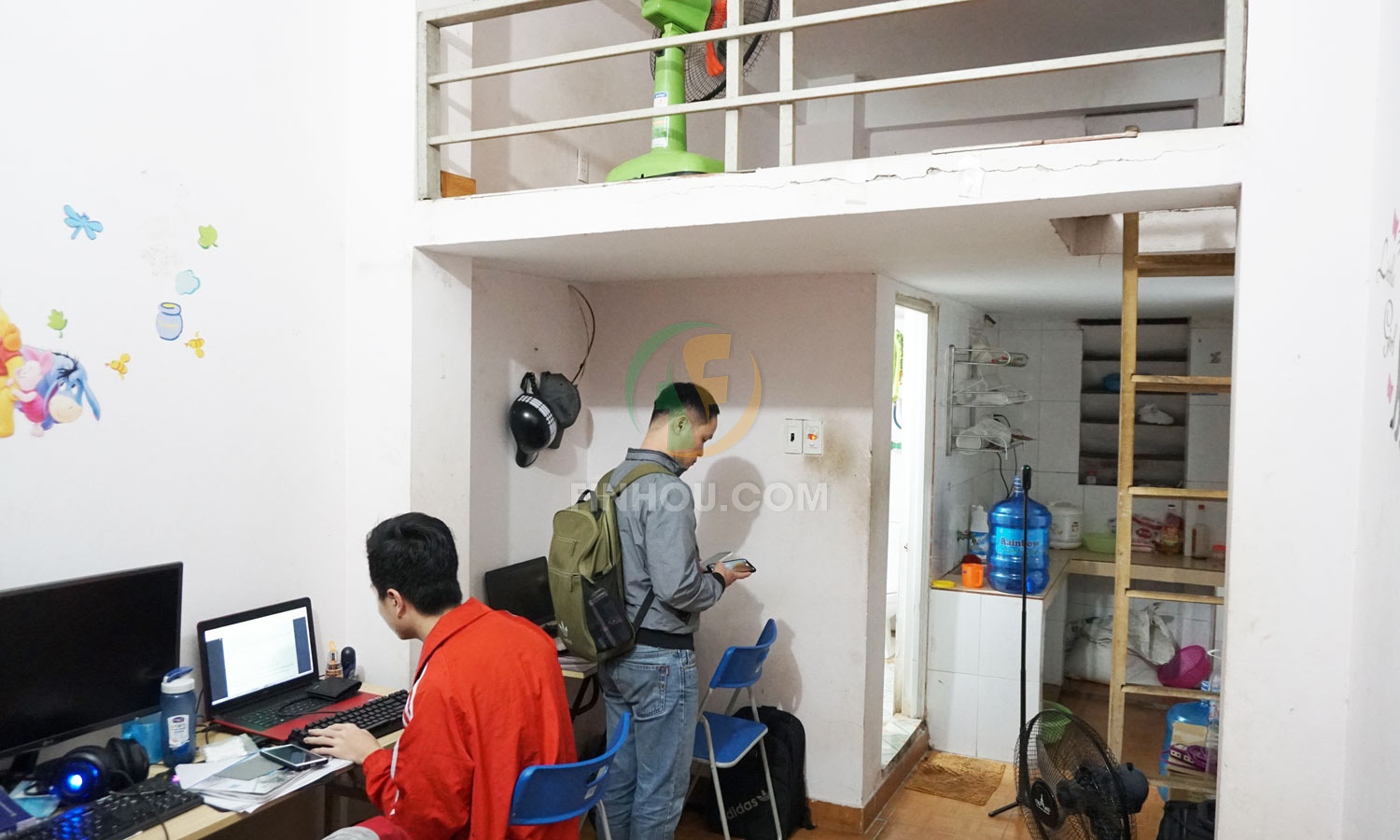  Cho thuê phòng 501 tầng 6 thuộc nhà có 31 phòng cho thuê Ngõ Gốc Đề 