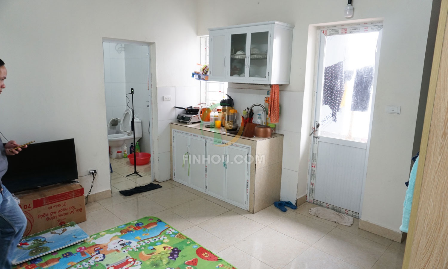 Phòng 601 tầng 6 cho thuê đầy đủ tiện nghi trong căn nhà 6 tầng khu vực Đinh Công Thượng