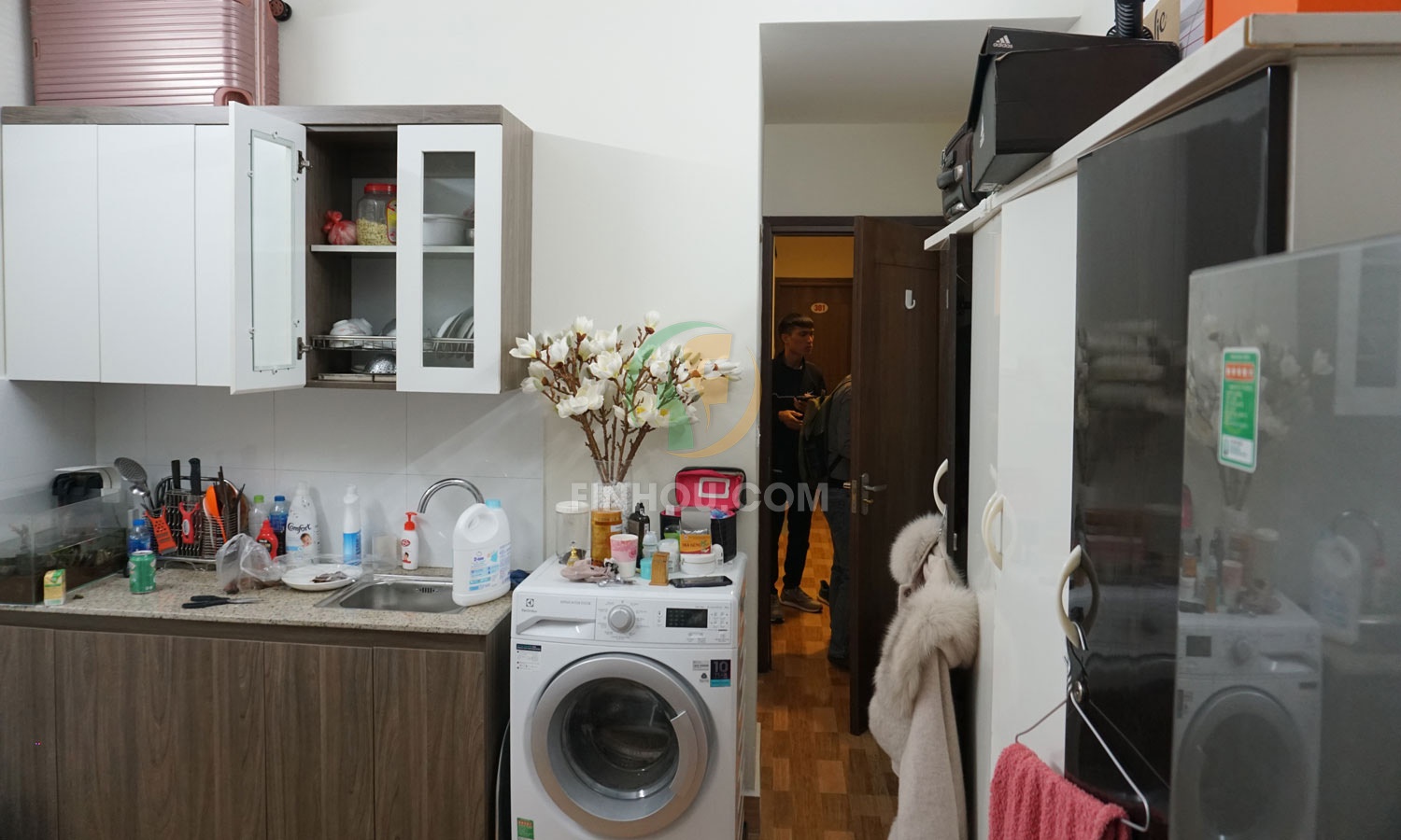 Phòng 404 tầng 4 diện tích 20m2 thuộc nhà 7 tầng  khu vực Khương Trung